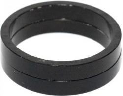 Спейсер рулевой Author (проставочное кольцо) спорт, 1 1/8", алюминий, 10мм, черный, 8-23950353 - фото