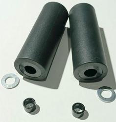 Пеги алюминиевые под ось M14, 2 шт., черные PEG-AL-14 - фото