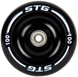 Колесо STG Х105165, PU 100mm для трюковых самокатов с алюминиевым ободом, 1шт - фото