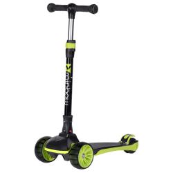 Самокат детский Novatrack Rainbow 120 BB (2025) со светящимися колёсами - фото