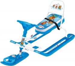 Снегокат Тимка спорт 4-1 ТС4-1/ТК Три кота со спинкой - фото