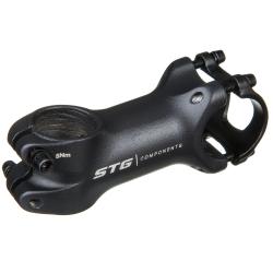 Вынос регулируемый STG AS-302A, длина 80 мм, подъем 40 мм, под руль 31.8 мм, алюминий, черный - фото