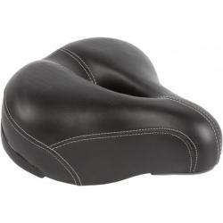 Седло Horst, комфорт, 250x205мм, с вентил., эластомерное, на блистере, черное, 00-170050 - фото