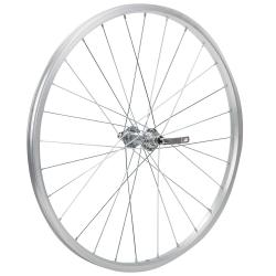 Колесо 24" переднее 32 спицы двойной обод - фото