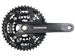 Система Shimano Acera M361, 175мм, кв, 48/38/28T, черн. - фото