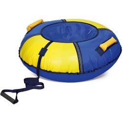 Тюбинг 90см Классический+ ТБ6К-90/СЖ2, Синий-желтый - фото