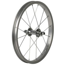 Колесо переднее 16" одинарный обод 20 спиц - фото