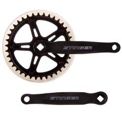 Шатуны Stinger P113E, 38T, 170mm, черн., сталь - фото