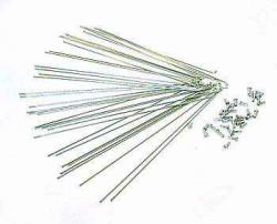 Спицы 14G X 263MM сталь (набор 36шт.) - фото