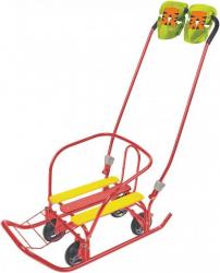 Санки детские Ника "Ветерок 7 универсал" с рукавичками - фото