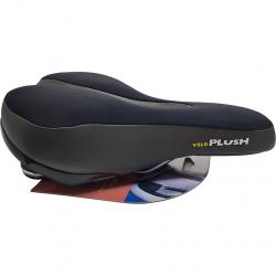 Седло VELO VL-6215E Plush Комфорт, наполнитель Honeycomb гель - фото