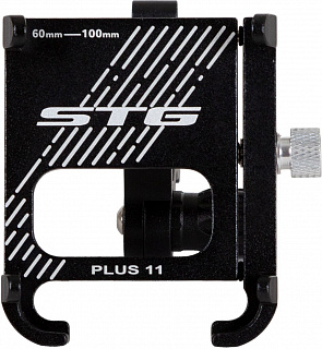 Держатель телефона STG B-731, алюминий, черный - фото