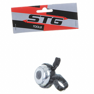 Звонок STG, серебристый - фото