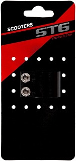 Зажим STG Х105186, 28.6 мм для рулей самокатов, с болтами - фото