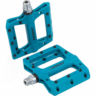 Педали Horst, нейлон H601, широкие, ось Cr-Mo с 2-мя герметичными промподшипниками, 364 г, 00-170844 - фото