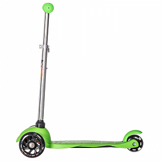 Самокат детский Novatrack Disco-kids Basic (2025) со светящимися колёсами - фото