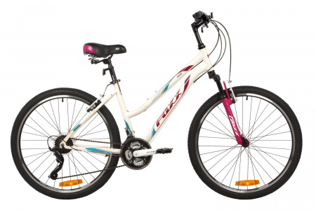 Велосипед Foxx Salsa 26" (2024) (Велосипед FOXX 26" SALSA бежевый,сталь, размер 17")