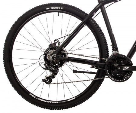 Велосипед Stinger Element Evo 29" (2024) (Велосипед STINGER 29" ELEMENT EVO черный, алюминий, размер 22")