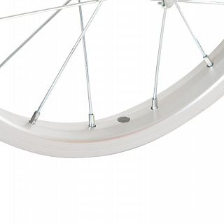 Колесо переднее 14" одинарный обод  16 спиц - фото