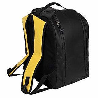 Рюкзак для ботинок (горные лыжи, сноуборд), шлема и перчаток White Owl, 36х40х26 см, желтый - фото