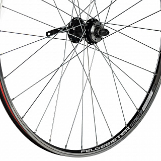 Колесо 29" переднее 32 спицы двойной обод втулка SF B07F - фото