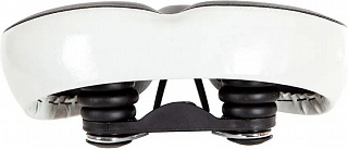 Седло STG YBT-8045, черный с белым - фото