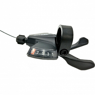 Шифтер Shimano Altus SL-M2010-9R, 9 скоростей, правый, трос 2050 мм, без упаковки, черный, 2-8221 - фото