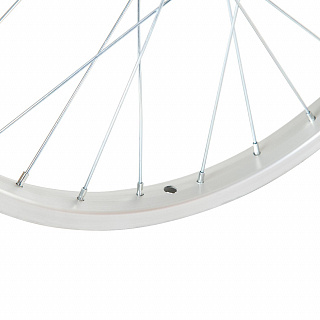 Колесо 20" переднее 28 спиц одинарный обод втулка SF A03F - фото