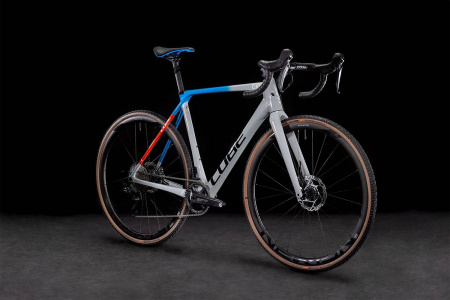Велосипед Cube Cross Race C:62 SL 28" (2022) (Велосипед,Cube"22 Cross Race C:62 SL, белый/синий,58 cm, 588500-58)