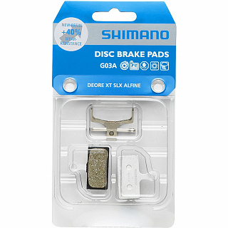 Тормозные колодки Shimano G03A, полимерн. пара, с пружин, с шплинтом, Y8LV98010 - фото