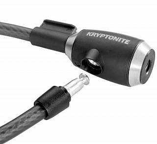 Замок велосипедный Kryptonite Kryptoflex 1518 Key Cable 15mm x 180cm, Straight - фото