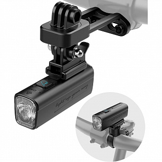 Велофара Gaciron Kiwi-400, 1xCREE, 400LM, пять режимов, влагоустойчивая, USB-C, 1600mAH, 07-300096 - фото