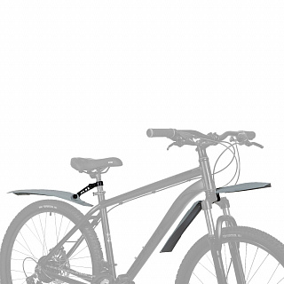 Крылья XGNB-034, переднее и заднее, колесо 24-26" - фото