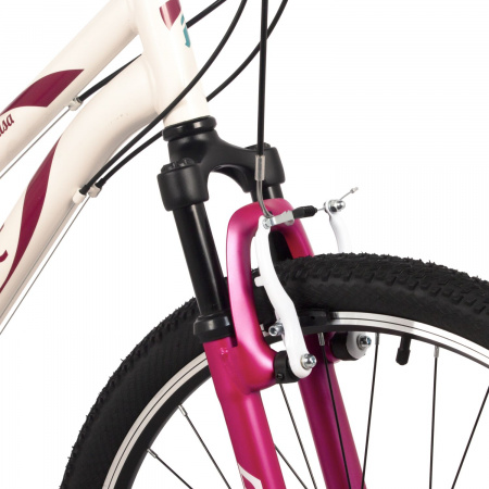 Велосипед Foxx Salsa 26" (2024) (Велосипед FOXX 26" SALSA бежевый,сталь, размер 17")
