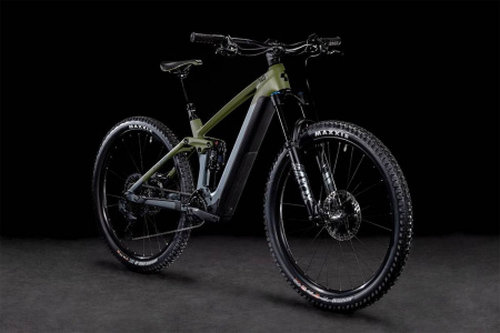 Велосипед Cube Stereo Hybrid 140 HPC TM 750 29" (2022) (Велосипед,Cube"22 Stereo Hybrid 140 HPC TM 750, серый/оливковый,20,29 / L, 536203-20)