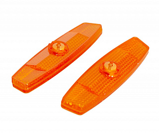 катафот на колесо J92 (белый, набор 2 шт) - фото