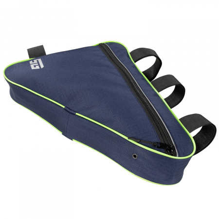 Велосумка под раму STG FB-001, размер 40х27х6 см (Велосумка под раму STG, модель FB-001, размер 40х27х6 см, т.син/салатовый)