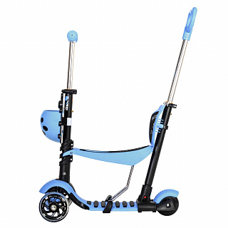 Самокат-кикборд Novatrack Disco-kids Saddle PRO (2019) - фото