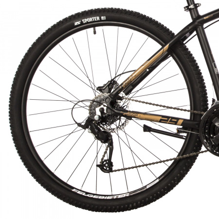 Велосипед Stinger Element Pro 29" (2023) (Велосипед STINGER 29" ELEMENT PRO золотистый, алюминий, размер 22")