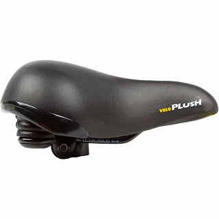 Седло Velo Elastomer, комфорт, 264х220мм, спец. наполнитель D2, закрытые пружины, с боковой защитой, 854г, 5-250069 - фото