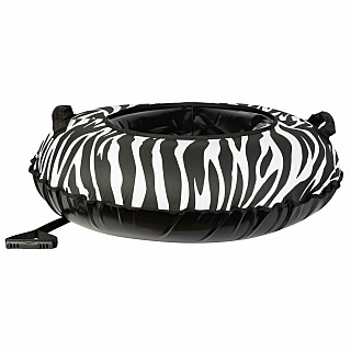 Тюбинг Snowstorm BZ-110_ZEBRA, 110 см, черный - фото