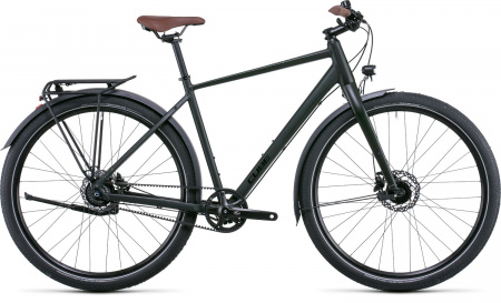 Велосипед Cube Travel Pro (2022) (Велосипед,Cube"22 Travel Pro, темно-зеленый,58 cm / L, 550200-58)