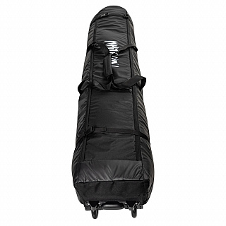 Чехол на колесах для горных лыж и сноубордов White Owl, 176х30х20 см, черный - фото