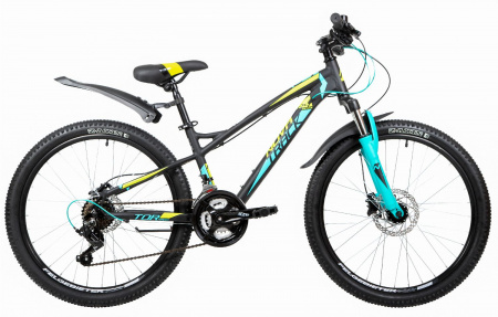 NOVATRACK TORNADO Disc 24" (2020) (Велосипед NOVATRACK 24" TORNADO, алюм.рама 13", чёрный, 21 скор., TY300/TS38/TZ500, диск.гидравл. то) NOVATRACK TORNADO Disc 24" (2020) (Велосипед NOVATRACK 24" TORNADO, алюм.рама 13", чёрный, 21 скор., TY300/TS38/TZ500, диск.гидравл. то)