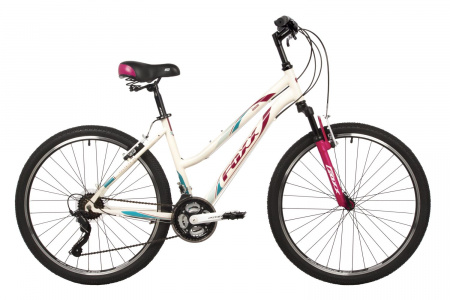 Велосипед Foxx Salsa 26" (2024) (Велосипед FOXX 26" SALSA бежевый,сталь, размер 17")