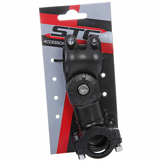 Вынос STG MD-HS029 регулируемый (10-50 град.) 80 мм, под руль 25,4 мм, алюминиевый - фото