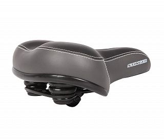 Седло цветное с логотипом"STINGER" - фото