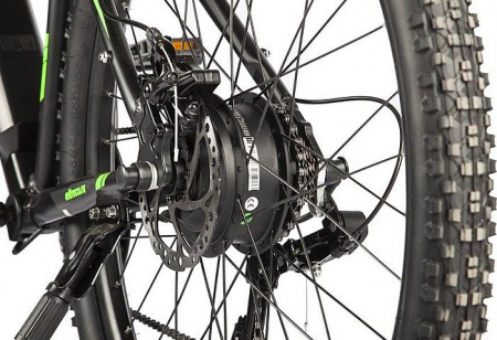 Электровелосипед Eltreco Ultra MAX (Велогибрид Eltreco Ultra MAX Черно-синий-2729, 023318-2729)